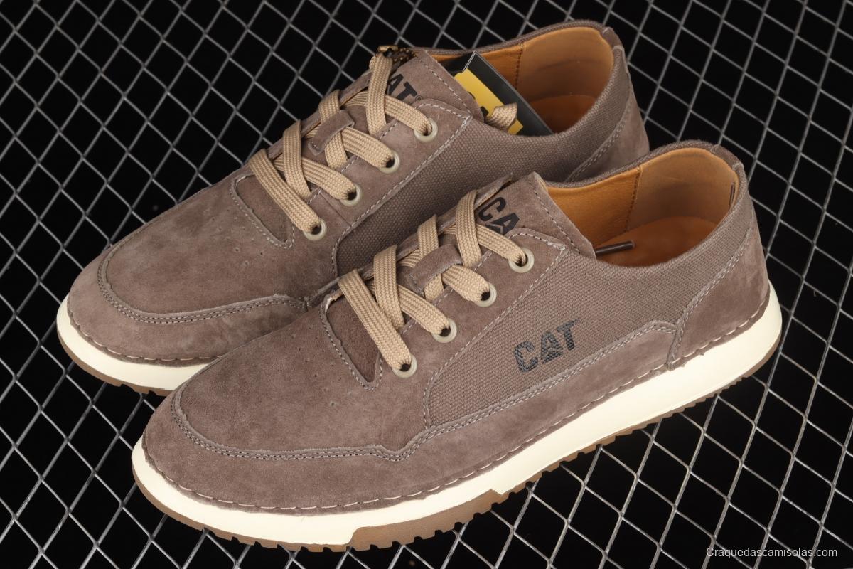 CAT FOOTWEAR/ CAT Carter 21SS autumn new vintage fashion shoes series leisure board shoes P720536 light coffee