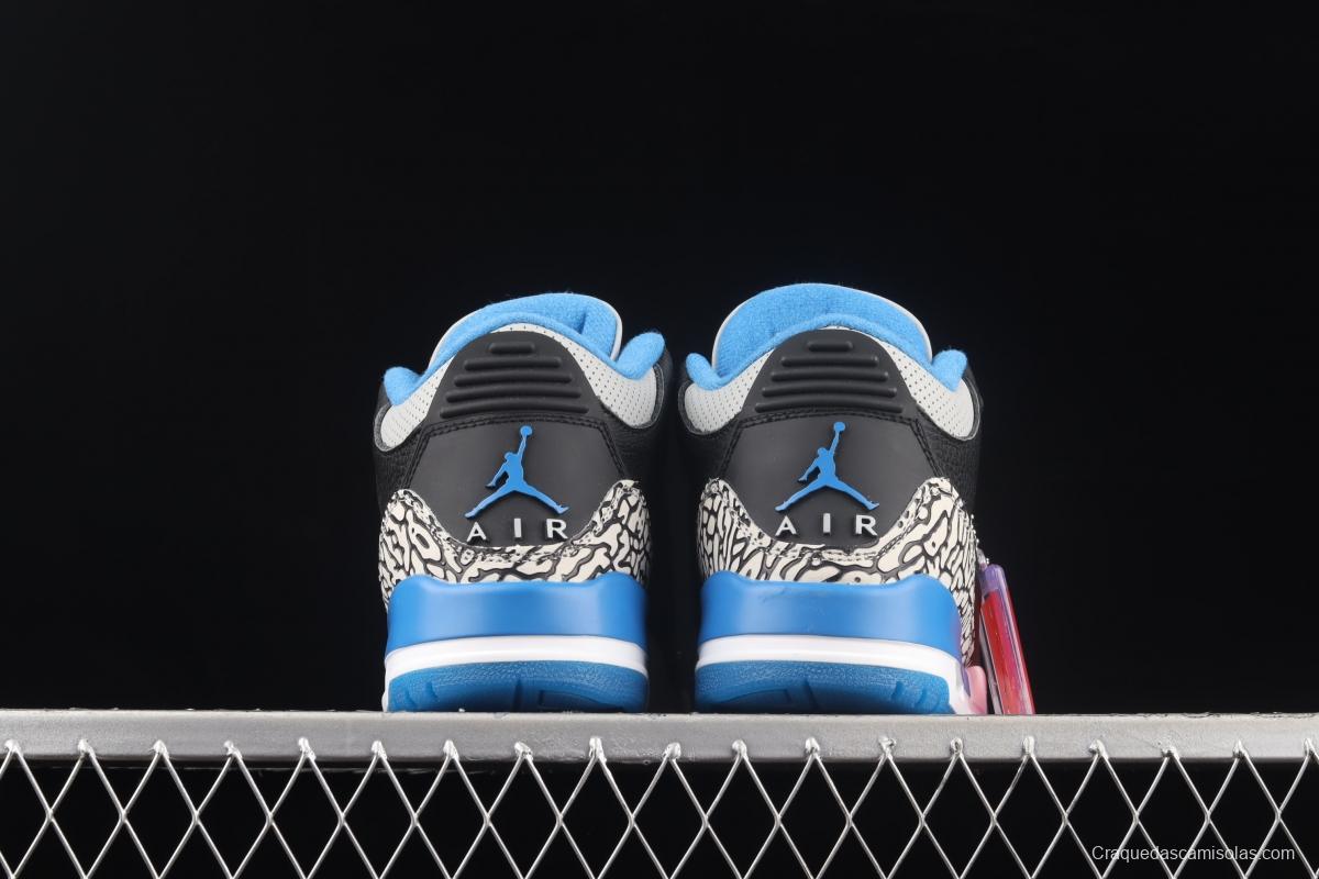 Air Jordan Retro Fire Red AJ3 Joe 3 racing car black blue 136064-007