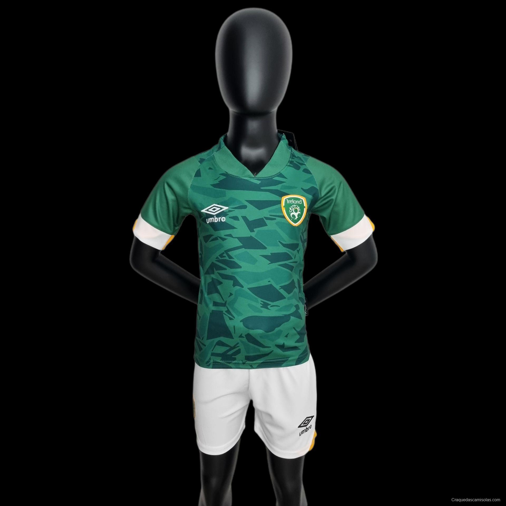 2022 Ireland Kids Home  16-28 Soccer Jersey