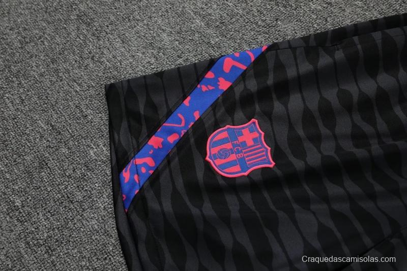 22/23 Barcelona Black Pre-match Training Jersey Vest