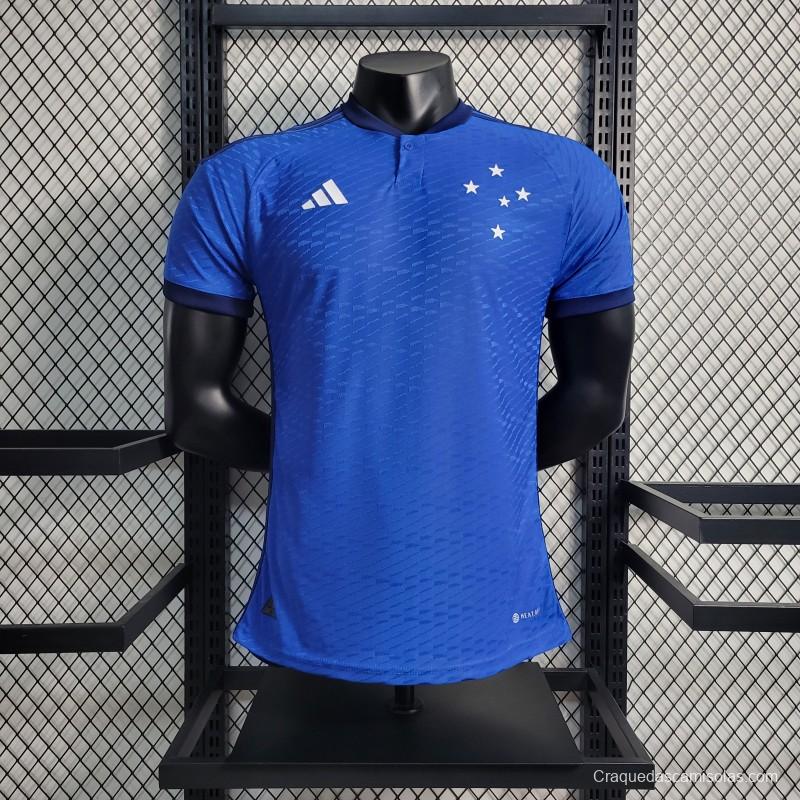 Player Version 23-24 Cruzeiro Home Jersey