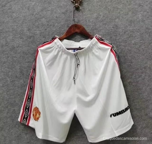 Retro 98/99 Manchester United Home Shorts